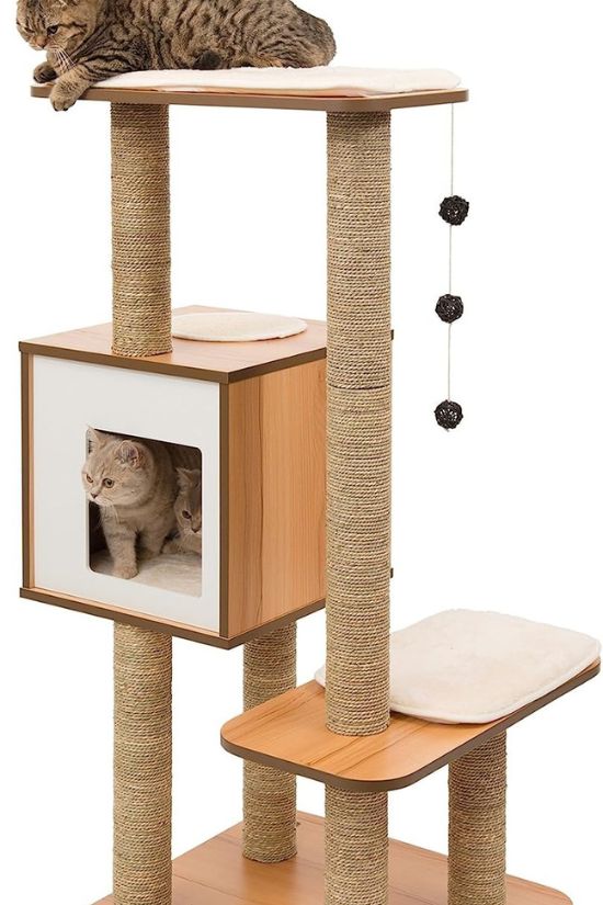 Un arbre à chat à nettoyer avec facilité.