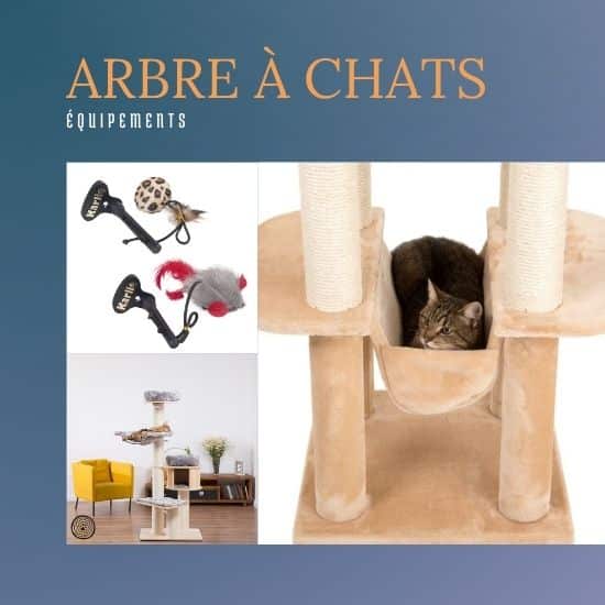 Équipements intégrés dans un arbre à chat