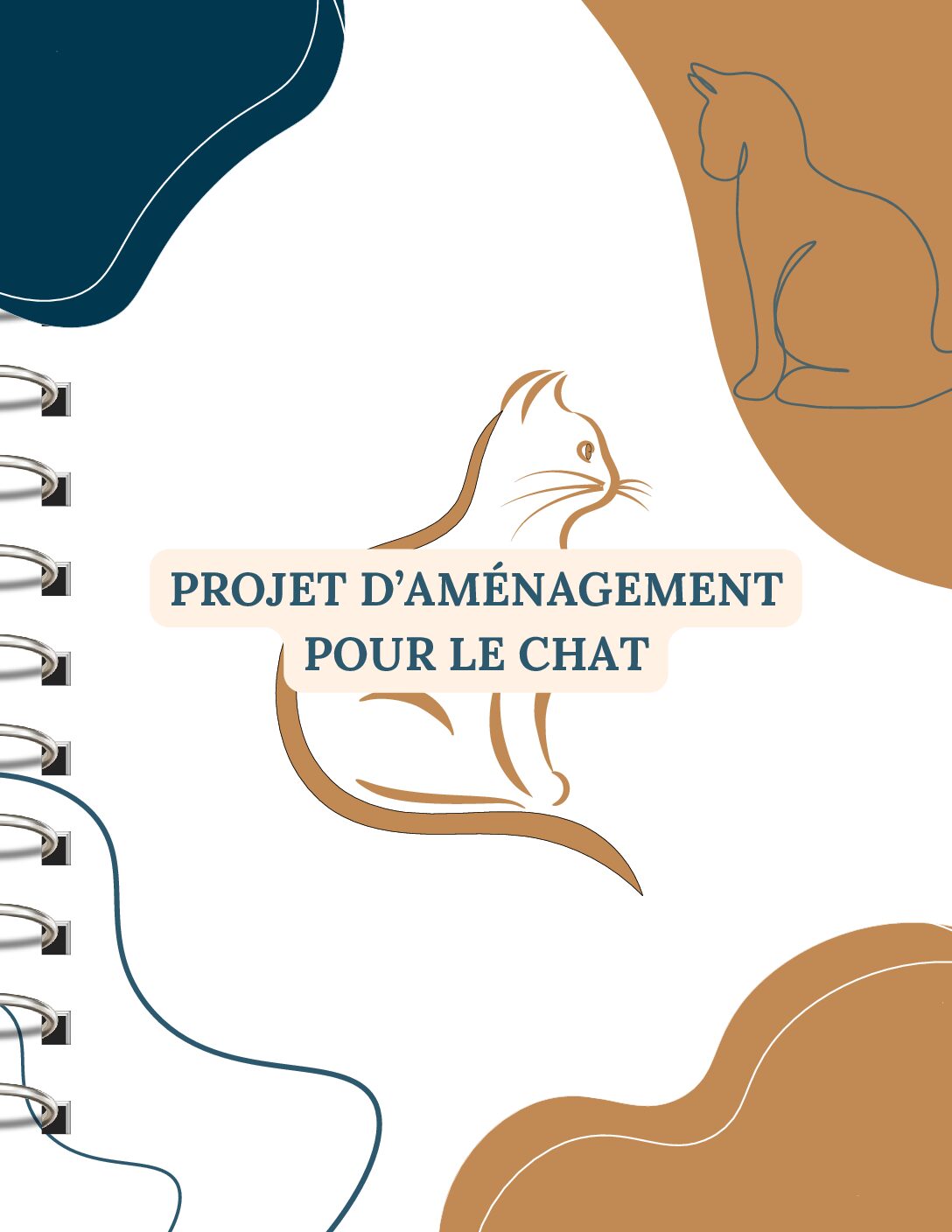 Mini cahier des charges format carnet pour bien préparer son projet d'aménagement pour son chat